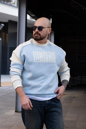 Kabartma Baskı Detaylı Sweatshirt (SVTM32)
