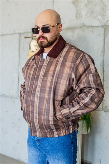 Kadife Yaka Detaylı Oversize Bomber Mont (MTKA79)