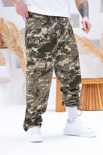 Kamuflaj Desen Keten Jogger Pantolon (JG35)