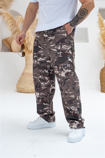 Kamuflaj Desen Keten Jogger Pantolon (JGM53)
