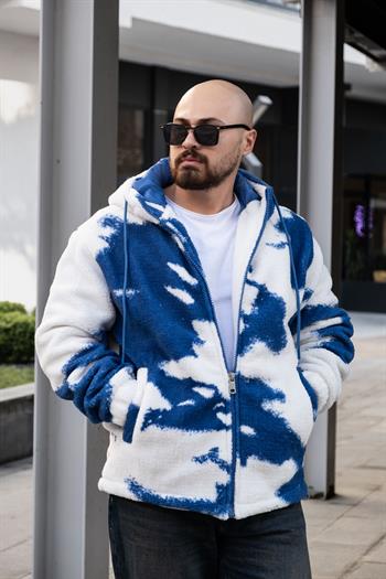 Kapüşonlu Oversize Peluş Mont (MT18)