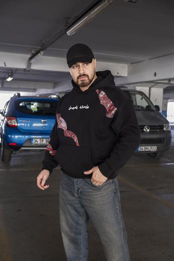 Kapüşonlu Oversize Sweatshirt (SVTS03)