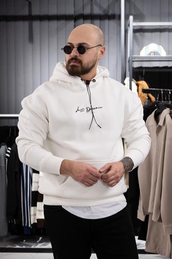 Kapüşonlu Şardonlu Sweatshirt (K-SWTB4)
