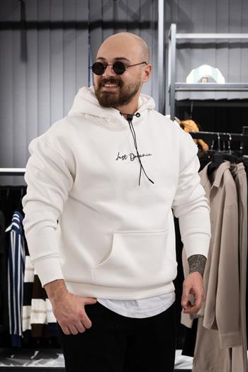 Kapüşonlu Şardonlu Sweatshirt (K-SWTB4)