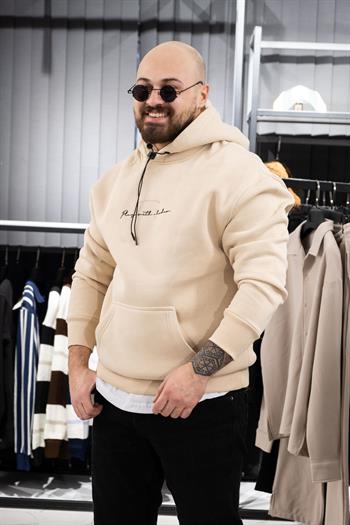 Kapüşonlu Şardonlu Sweatshirt (K-SWTKK4)
