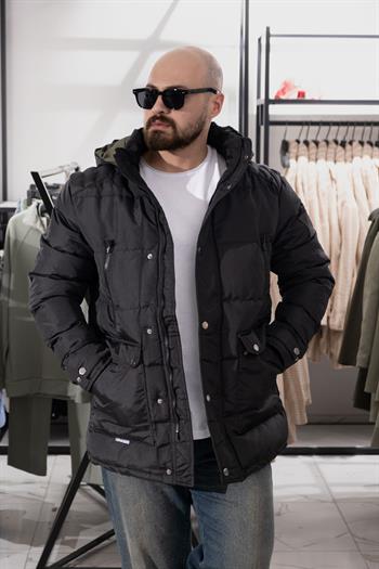 Kapüşonlu Şişme Mont (MOS11)