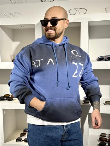 Kapüşonlu Üç İplik Kampanyalı Sweatshirt (SVTL76)