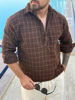 Kaşe Kumaş Rahat Kalıp Sweatshirt (SVTKA41)