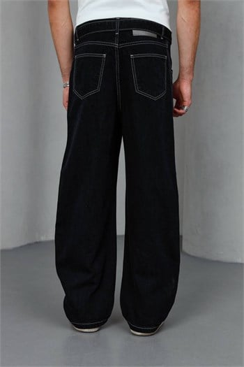 Kemerli Baggy Jean Pantolon (KOS68)