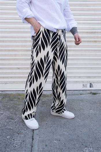 Kendinden Desenli  Rahat Kalıp Jogger (JG24)