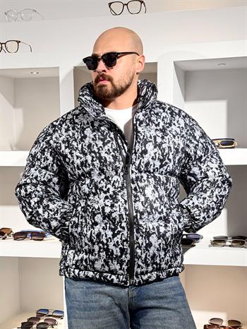 Kendinden Desenli Şişme Mont (MTBS66)