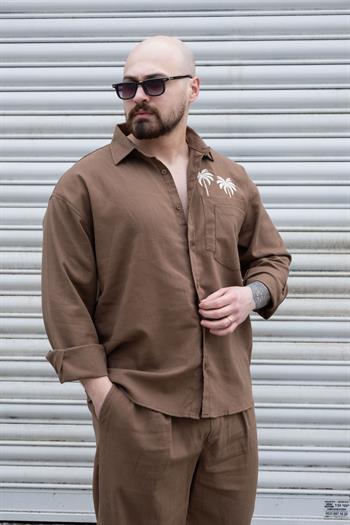 Keten Kumaş Alt/Üst Rahat Kalıp Takım (TKK02)