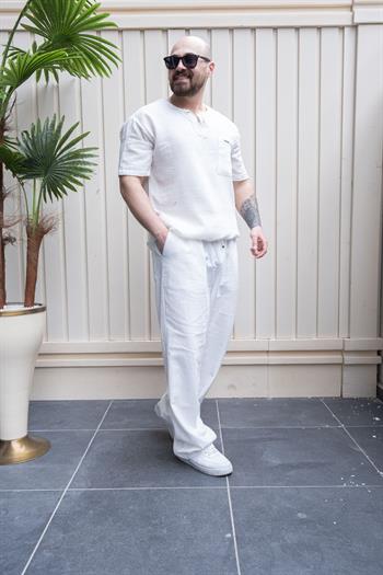 Keten Kumaş Bohem T-Shirt (TSB21)