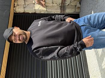 Kol Detaylı Üç İplik Oversize Sweatshirt (SVTS54)