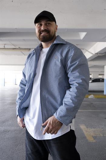 Kot Desenli Rahat Kalıp Deri Mont (MEVM06) (ÖN SİPARİŞ - KARGO CIKISI 30.09)