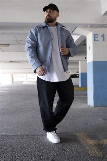 Kot Desenli Rahat Kalıp Deri Mont (MEVM06) (ÖN SİPARİŞ - KARGO CIKISI 30.09)