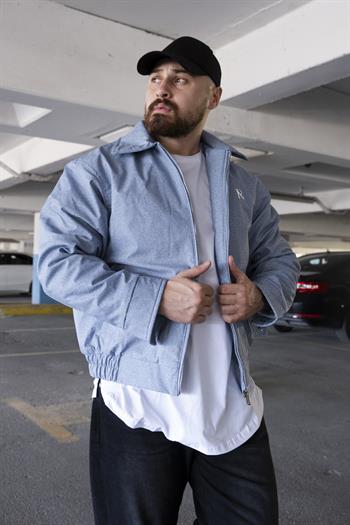 Kot Desenli Rahat Kalıp Deri Mont (MEVM06) (ÖN SİPARİŞ - KARGO CIKISI 30.09)