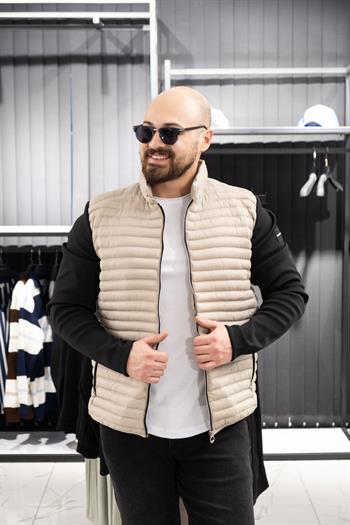 Kumaş Kol Detaylı Şişme Mont (MOKR05)