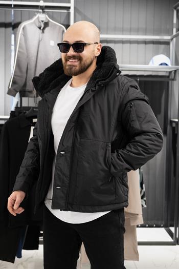 Kürk Detaylı Mont (İGS02)