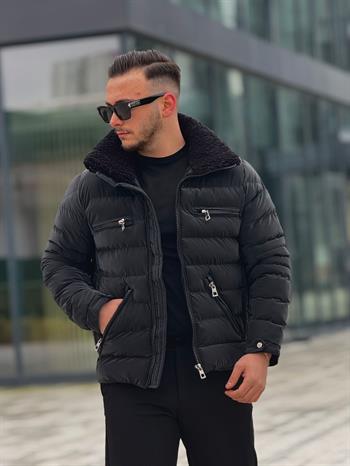 Kürklü Yakalı Şişme Mont (İGS14)