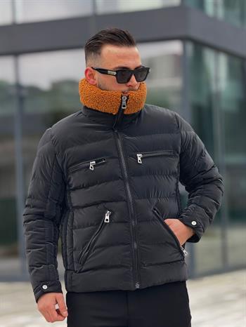 Kürklü Yakalı Şişme Mont (İGST14)