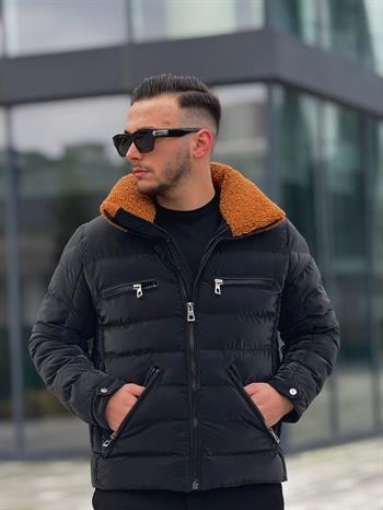 Kürklü Yakalı Şişme Mont (İGST14)