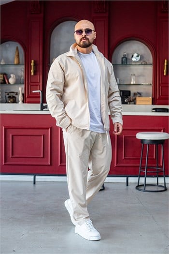 Modern Kesim Gömlek Yaka Erkek Ceket ve Pantolon Takımı (TKK60)
