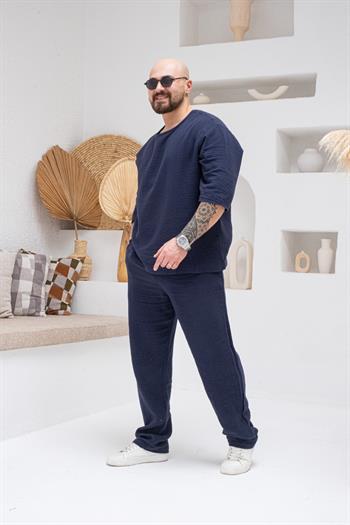 Müslin Kumaş Oversize Fakir Kol Alt Üst Takım (TKL35)