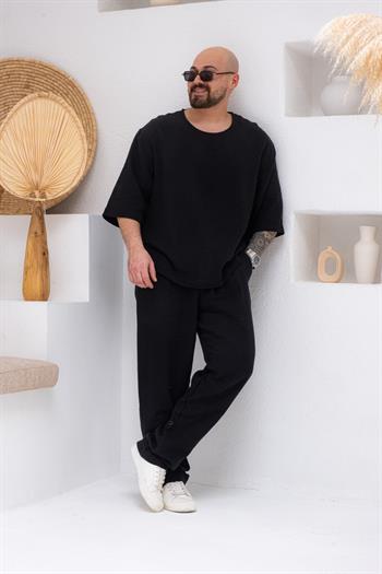 Müslin Kumaş Oversize Fakir Kol Alt Üst Takım (TKS35)