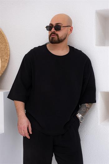 Müslin Kumaş Oversize Fakir Kol Alt Üst Takım (TKS35)