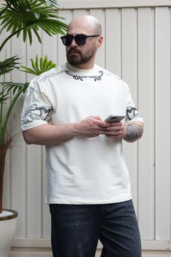 Nakış Detaylı Oversize T-Shirt (TSB25)