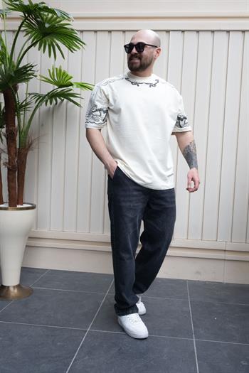Nakış Detaylı Oversize T-Shirt (TSB25)