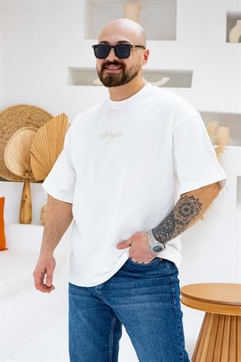 Nakış Detaylı Oversize T-Shirt (TSB49)