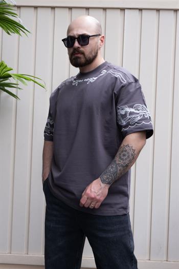 Nakış Detaylı Oversize T-Shirt (TSG25)