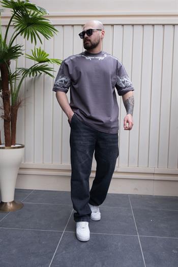 Nakış Detaylı Oversize T-Shirt (TSG25)
