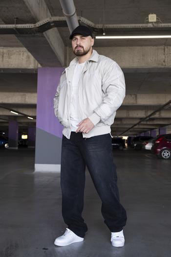 Nakış Detaylı Rahat Kalıp Deri Mont (MTK02)