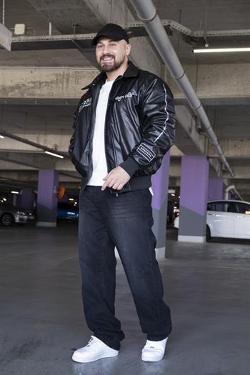 Nakış Detaylı Rahat Kalıp Deri Mont (MTS02)