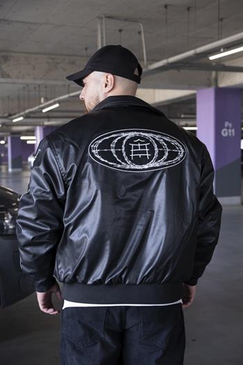 Nakış Detaylı Rahat Kalıp Deri Mont (MTS02)