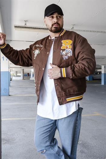 Nakış Detaylı Rahat Kalıp Kolej Ceket (MEVKA07)