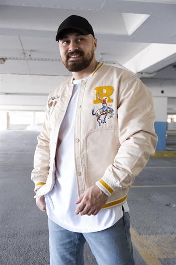 Nakış Detaylı Rahat Kalıp Kolej Ceket (MEVK07)