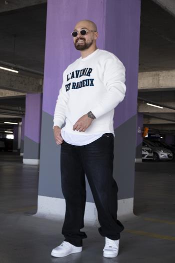 Nakış Detaylı Rahat Kalıp Sweatshirt (SVTB10)