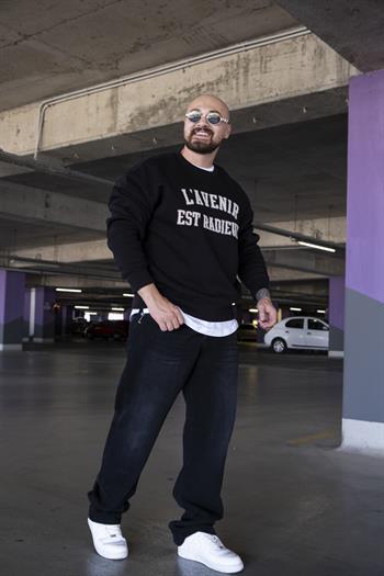 Nakış Detaylı Rahat Kalıp Sweatshirt (SVTS10)