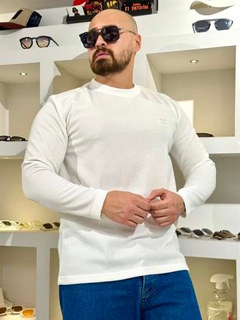 Nakış Detaylı Slim Fit Sweatshirt (SVTB64)