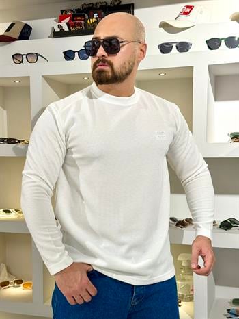 Nakış Detaylı Slim Fit Sweatshirt (SVTB64)