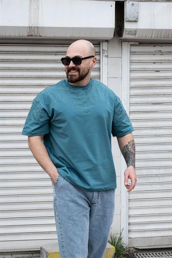 Nakışlı Oversize T-Shirt (TSY09)