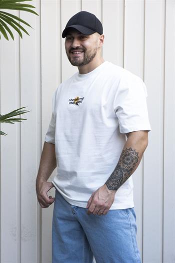 Nakışlı,Baskılı Oversize T-Shirt (YTB07)
