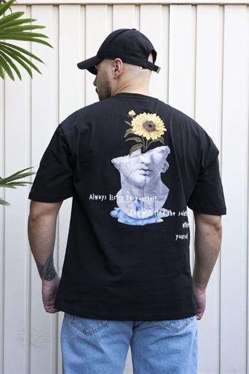 Nakışlı,Baskılı Oversize T-Shirt (YTS07)