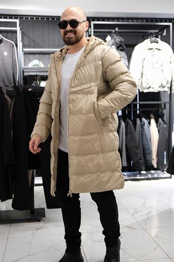 NK Model Uzun Şişme Mont (MRCK14)