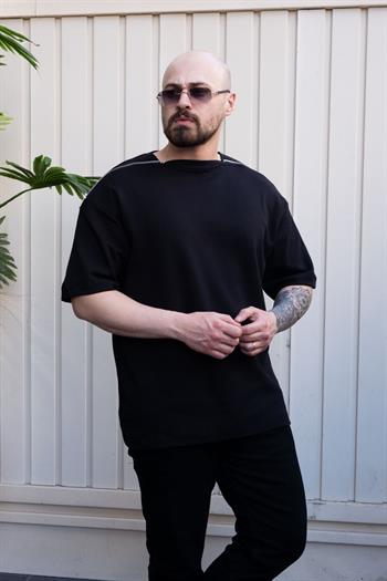 Omuz Detaylı Oversize T-Shirt (TSS26)