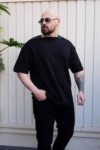 Omuz Detaylı Oversize T-Shirt (TSS26)